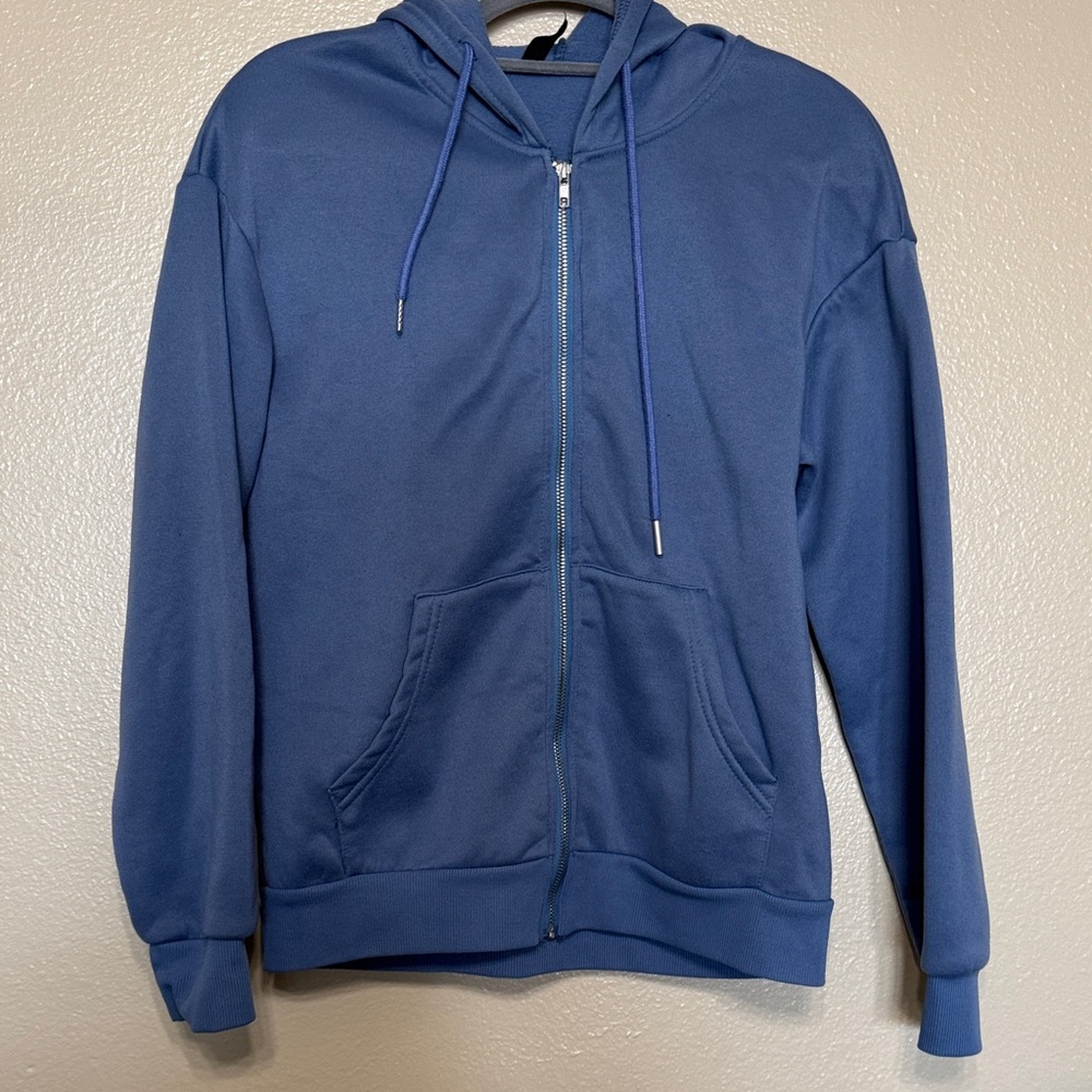 Men's Blue Hoodie Sweater